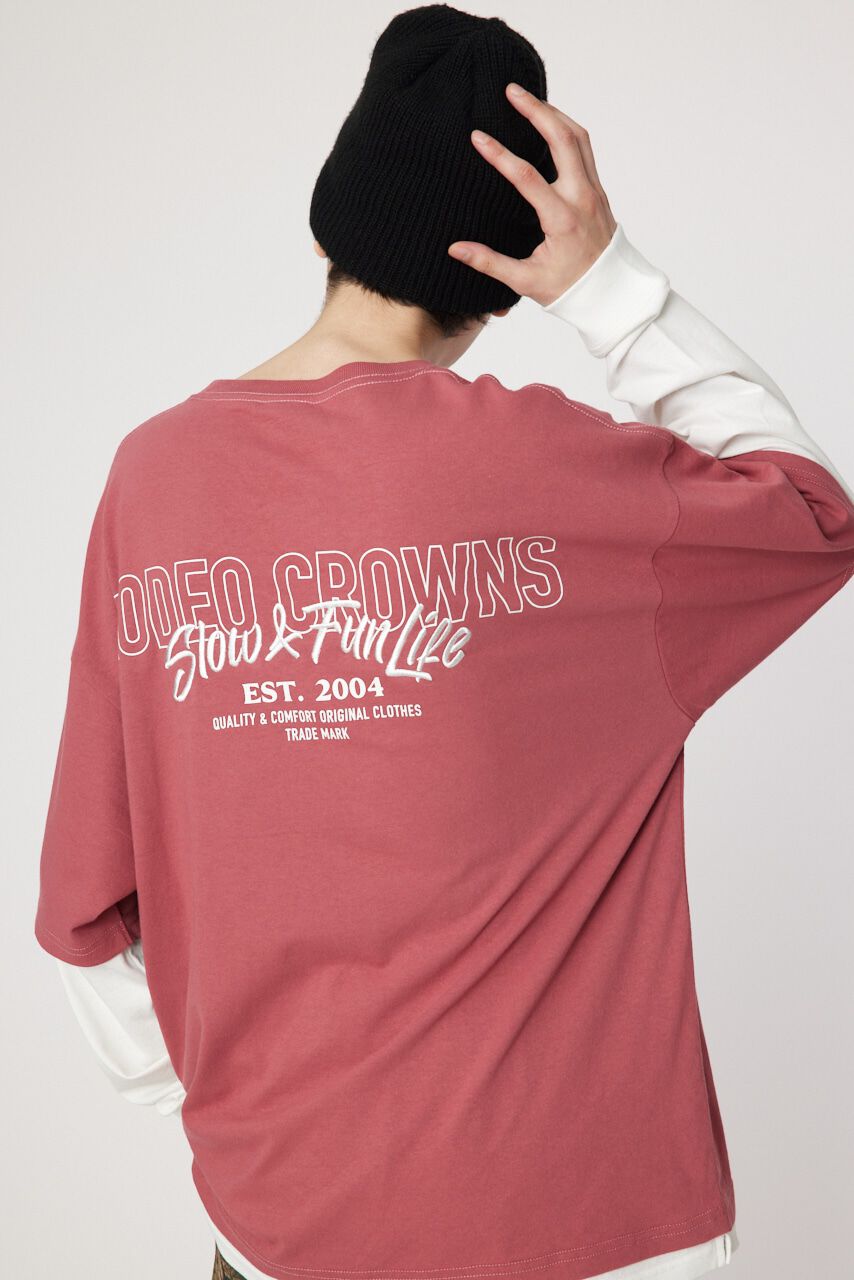 RODEO CROWNS「ロゴレイヤードL/S Tシャツ」|Tシャツ・カットソー|