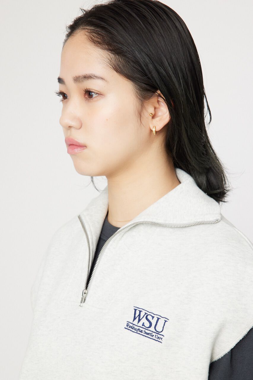 RODEO CROWNS「リメイクハーフジップベスト」|Tシャツ・カットソー|