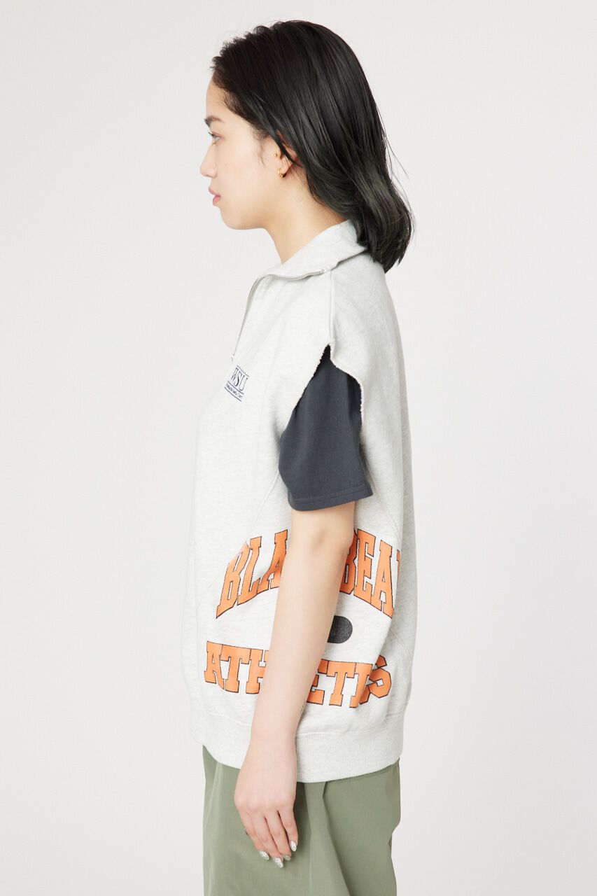 RODEO CROWNS「リメイクハーフジップベスト」|Tシャツ・カットソー|