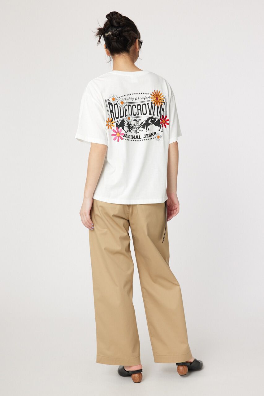 RODEO CROWNS「Flower Bloom Logo Tシャツ」|Tシャツ・カットソー|