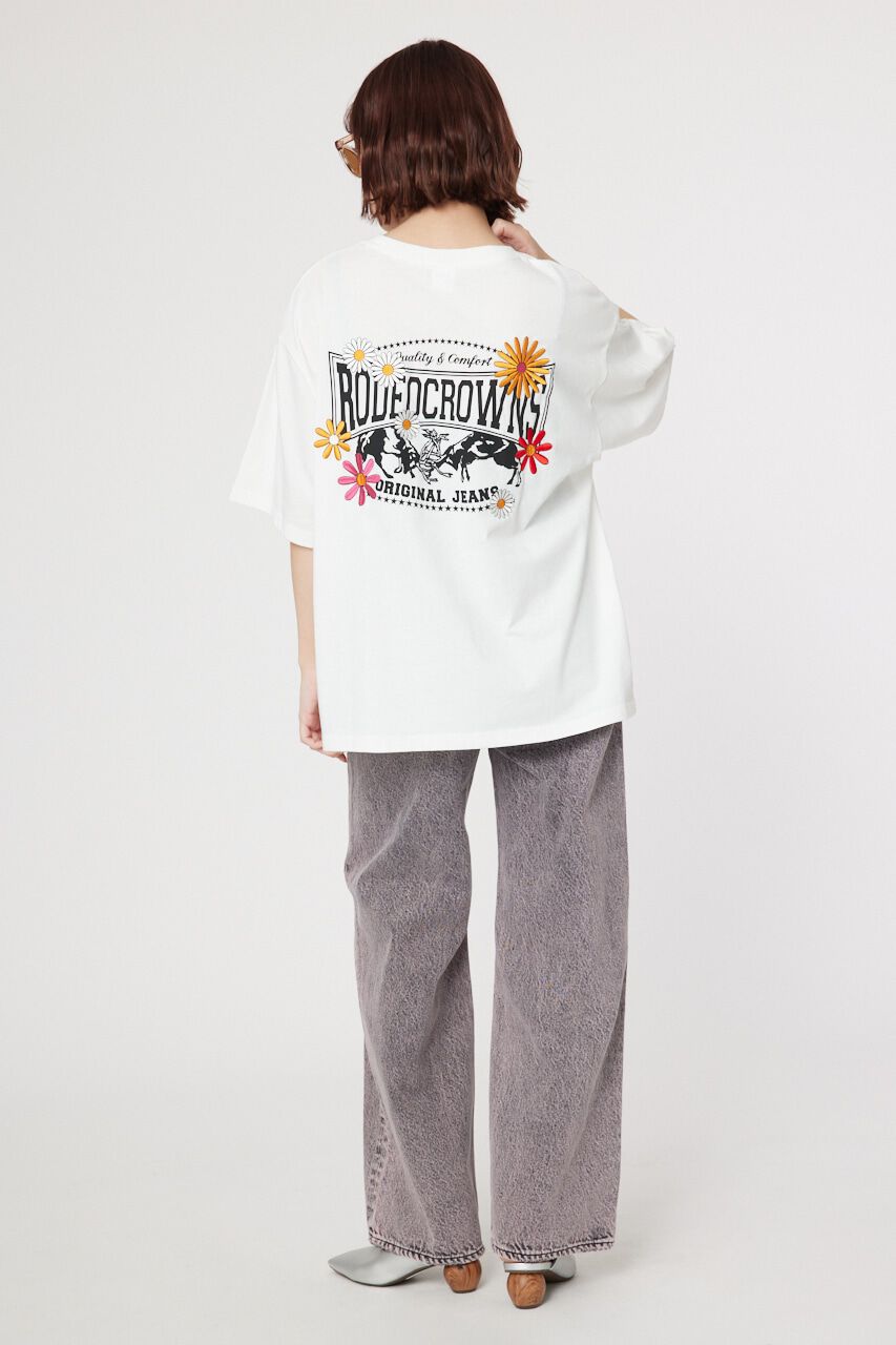 RODEO CROWNS「Flower Bloom Logo Tシャツ」|Tシャツ・カットソー|