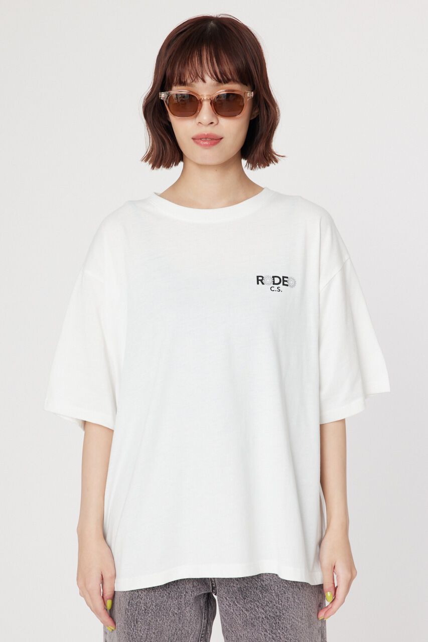 RODEO CROWNS「Flower Bloom Logo Tシャツ」|Tシャツ・カットソー|