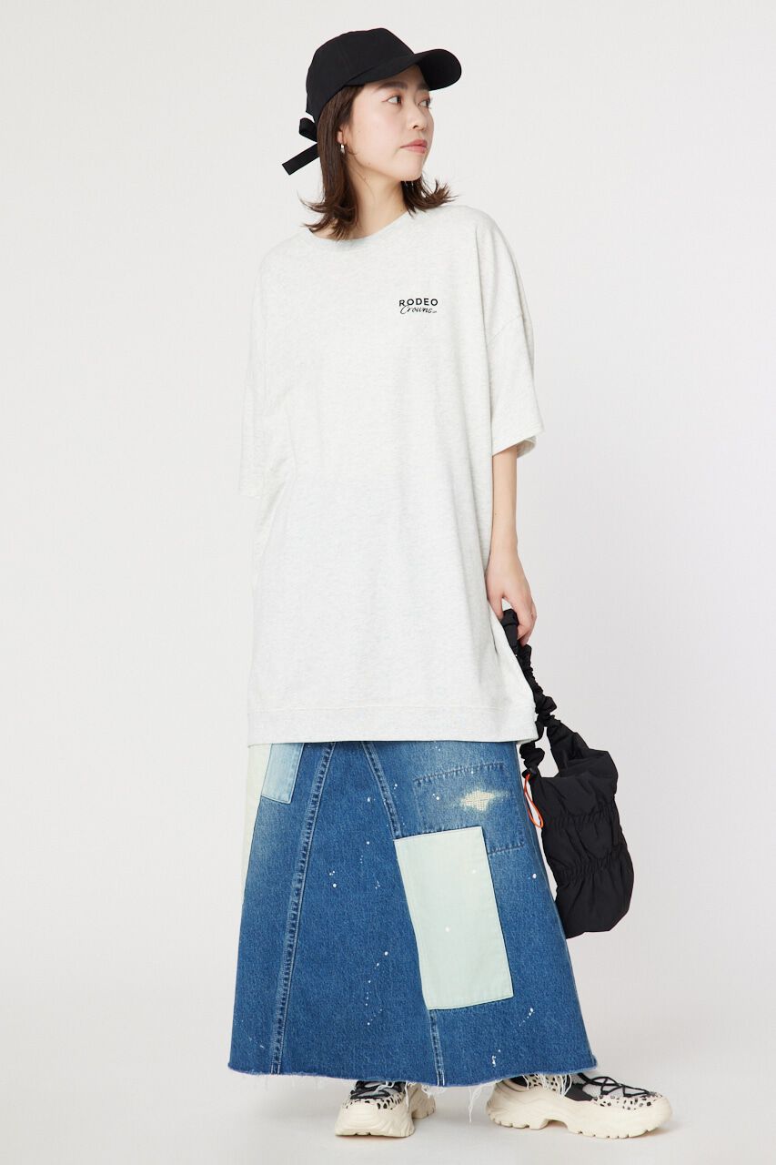 RODEO CROWNS「CROWN LOGOミニ裏毛 ワンピース」|ワンピース|