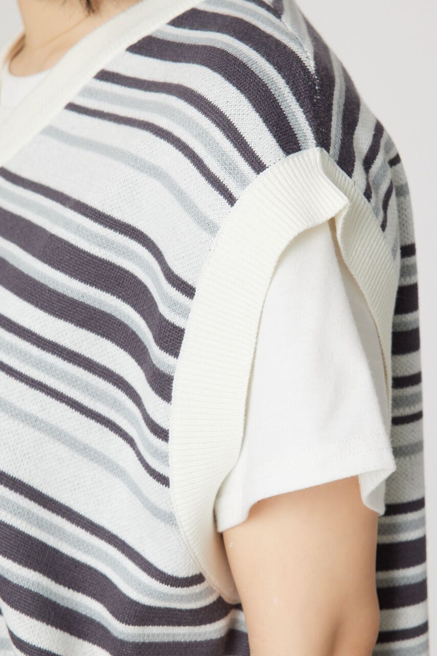 RODEO CROWNS「Kelly ルーズニットベスト」|ニット・セーター|