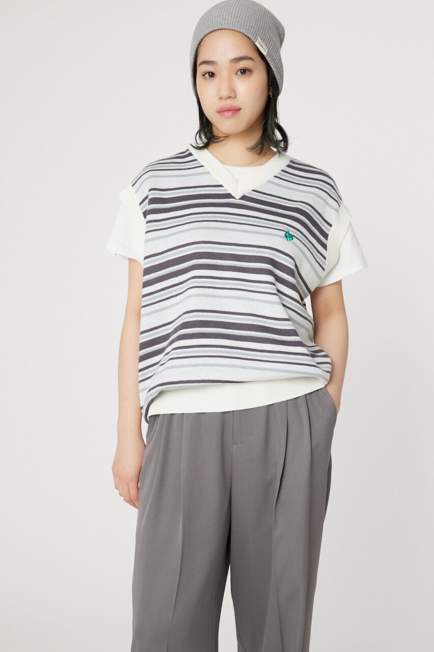 RODEO CROWNS「Kelly ルーズニットベスト」|ニット・セーター|