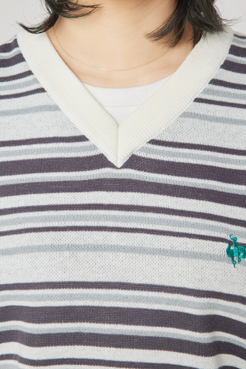 RODEO CROWNS「Kelly ルーズニットベスト」|ニット・セーター|