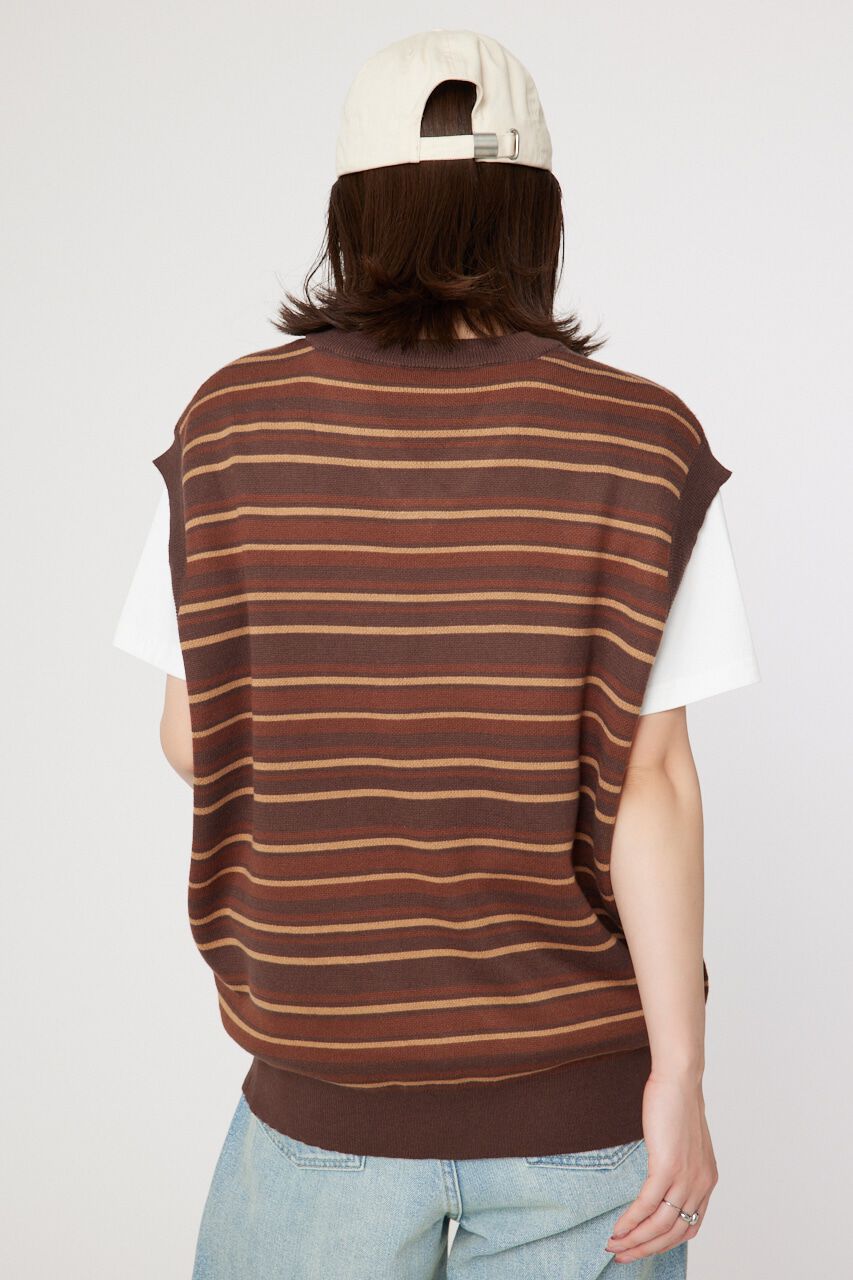 RODEO CROWNS「Kelly ルーズニットベスト」|ニット・セーター|