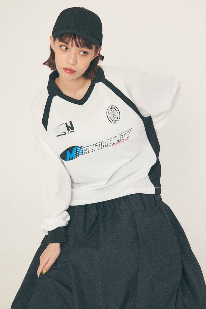 RODEO CROWNS「GAME L/S トップス」|Tシャツ・カットソー|WHT