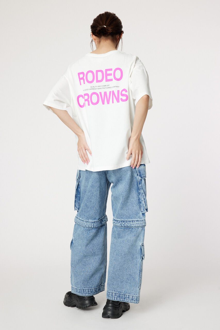 RODEO CROWNS「ケミカル2WAYカーゴデニム」|デニム|
