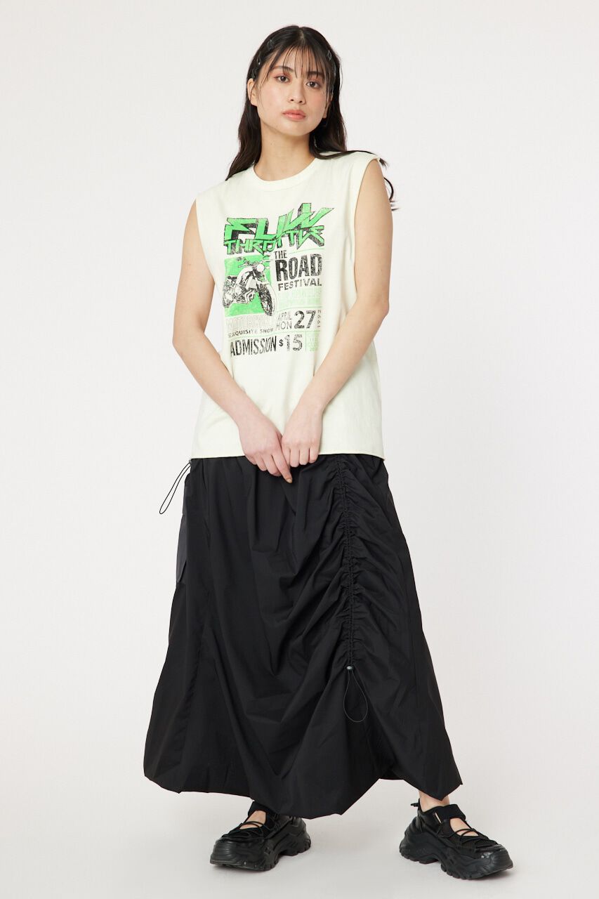 RODEO CROWNS「ワンサイドポケットシャーリングスカート」|スカート|