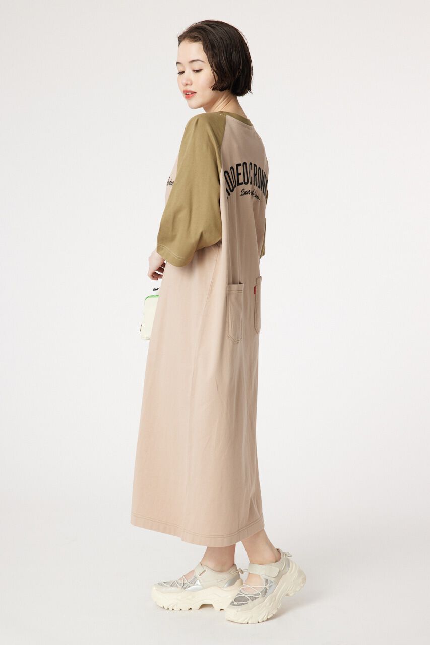 RODEO CROWNS「ラグランカラーステッチワンピース」|ワンピース|