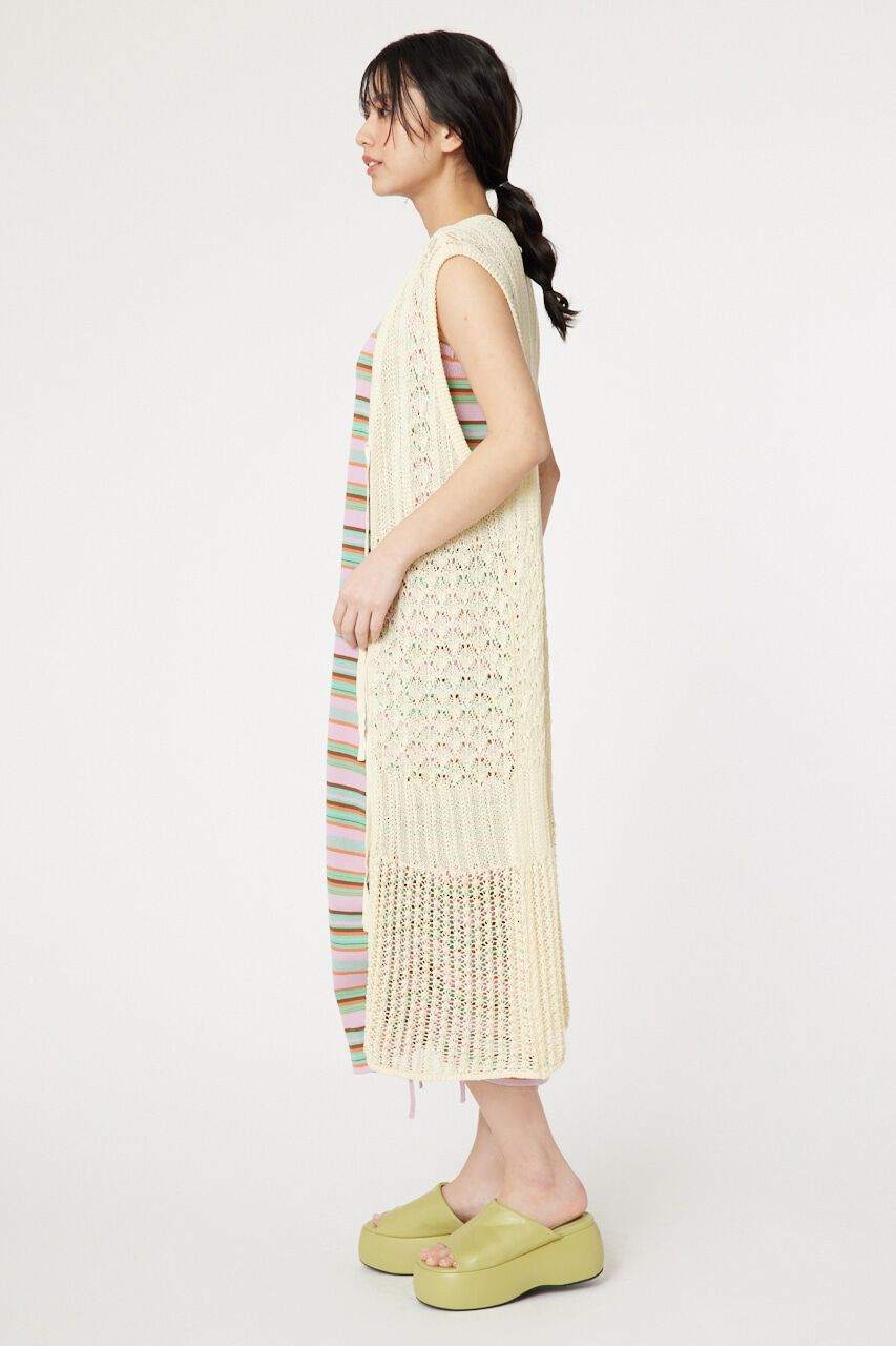 RODEO CROWNS「ニットロングジレ」|ニット・セーター|