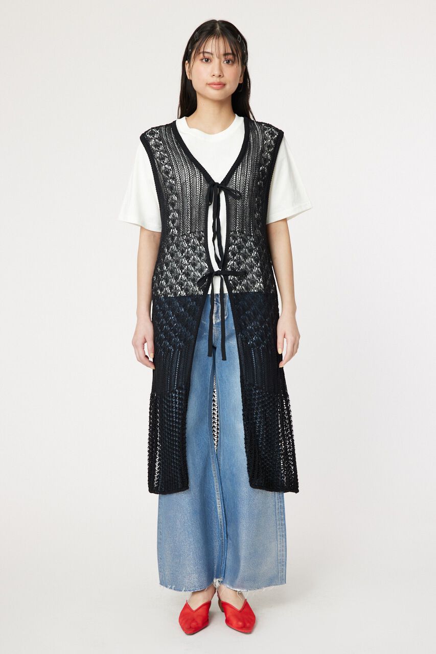 RODEO CROWNS「ニットロングジレ」|ニット・セーター|