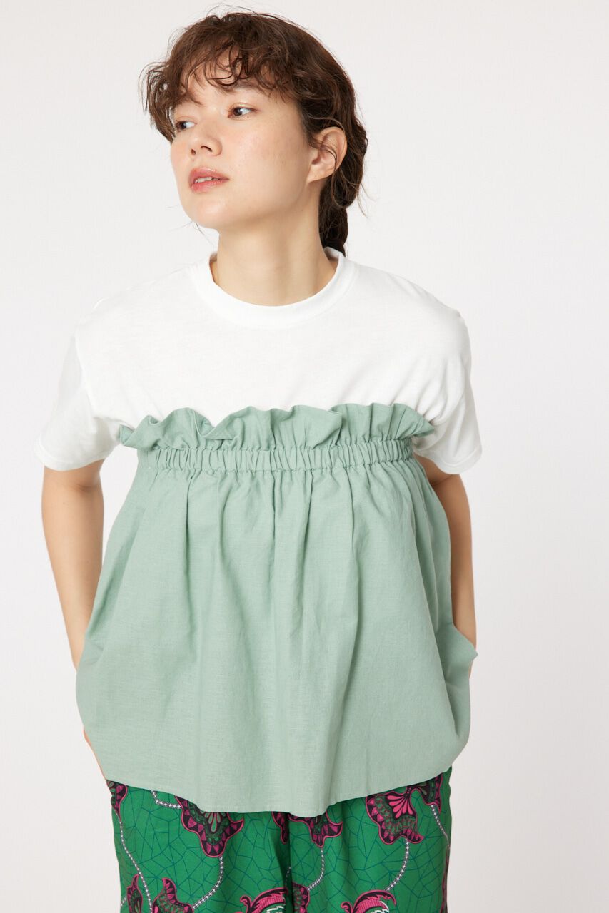 RODEO CROWNS「リネンビスチェ&Tシャツセット」|シャツ・ブラウス|