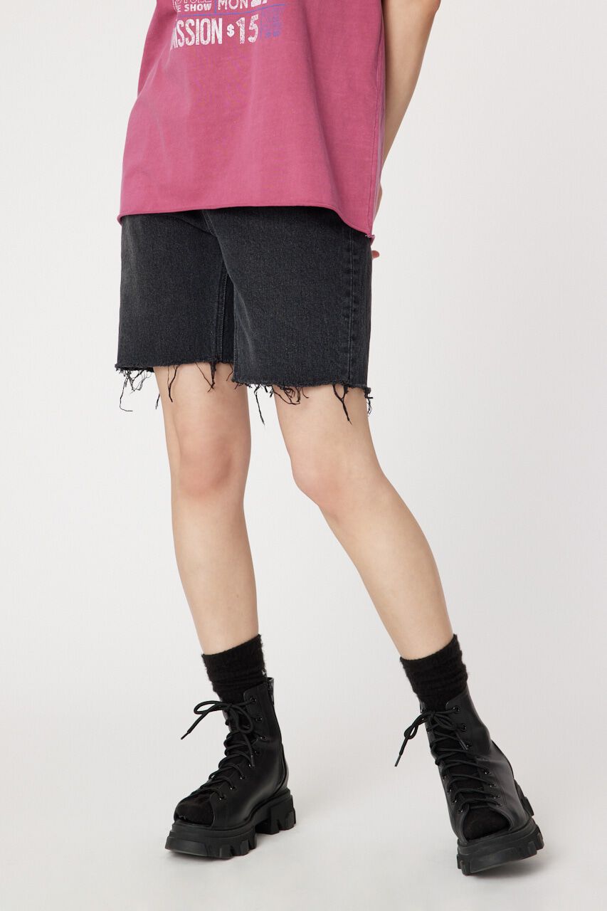 RODEO CROWNS「デニムバイカーショートパンツ」|デニム|