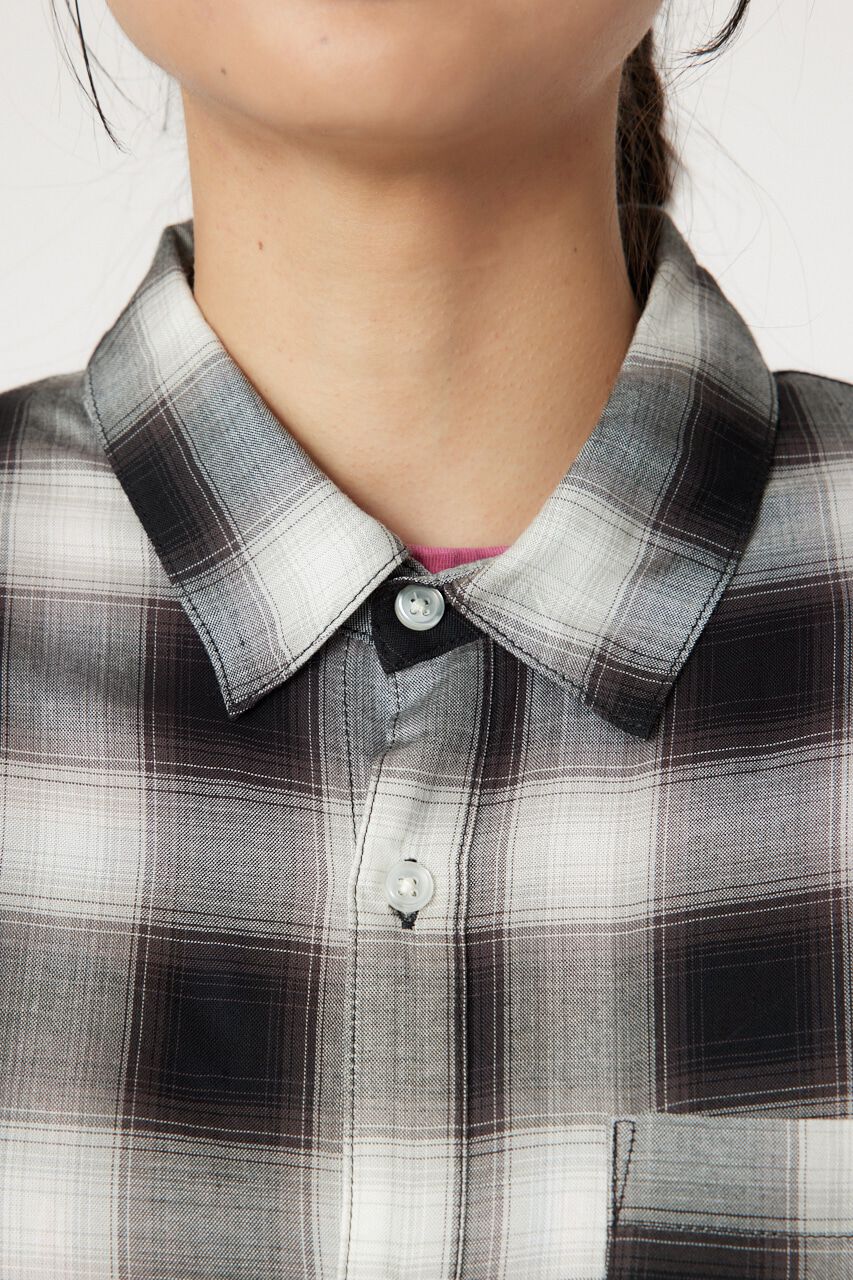 RODEO CROWNS「シアーオンブレチェックシャツ」|シャツ・ブラウス|