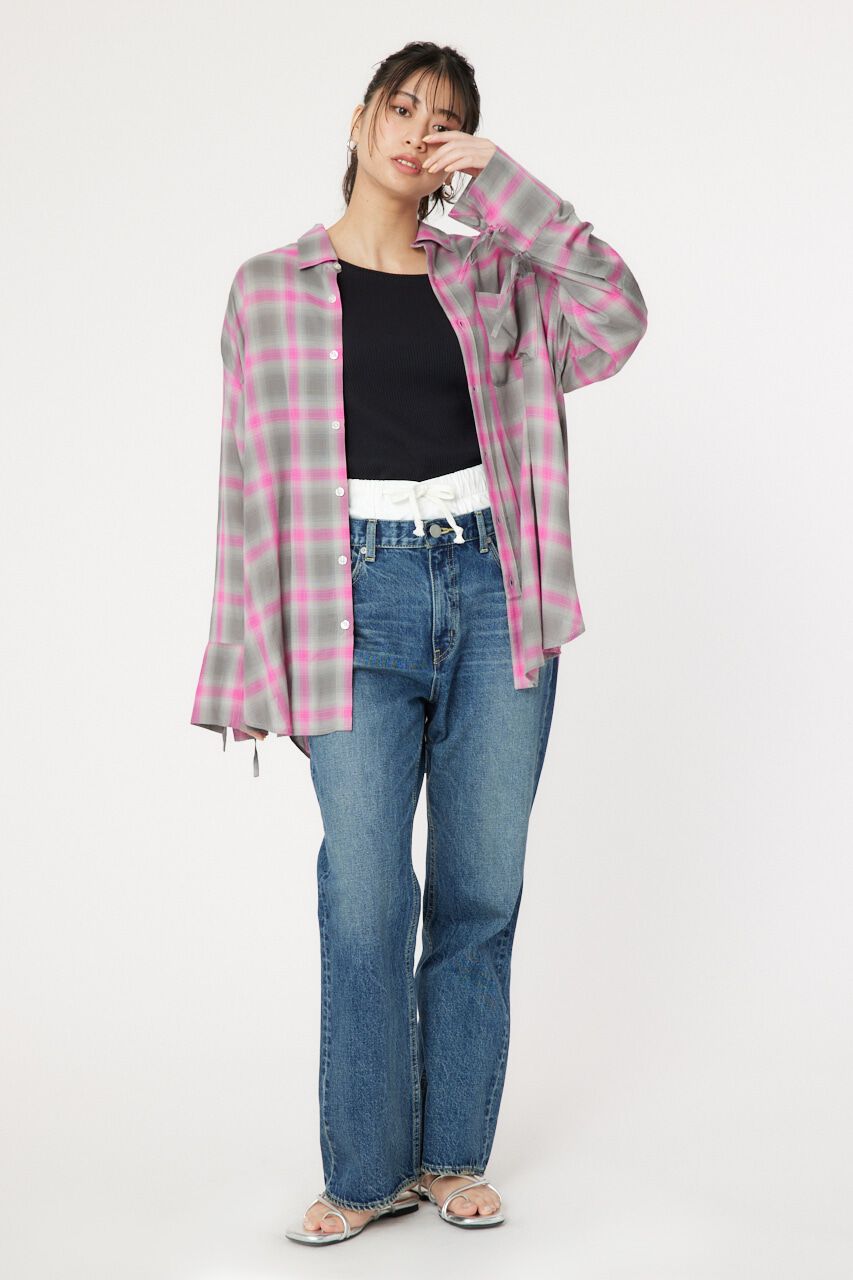 RODEO CROWNS「シアーオンブレチェックシャツ」|シャツ・ブラウス|