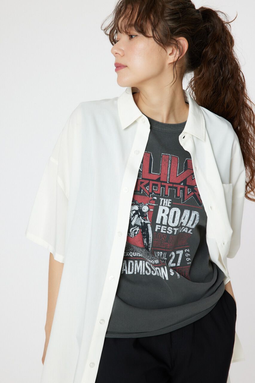 RODEO CROWNS「ハーフスリーブビッグシャツ」|シャツ・ブラウス|