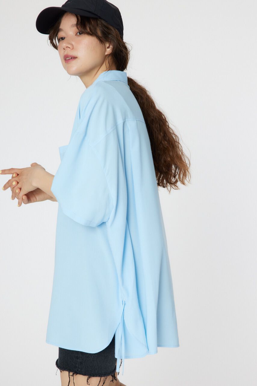 RODEO CROWNS「ハーフスリーブビッグシャツ」|シャツ・ブラウス|