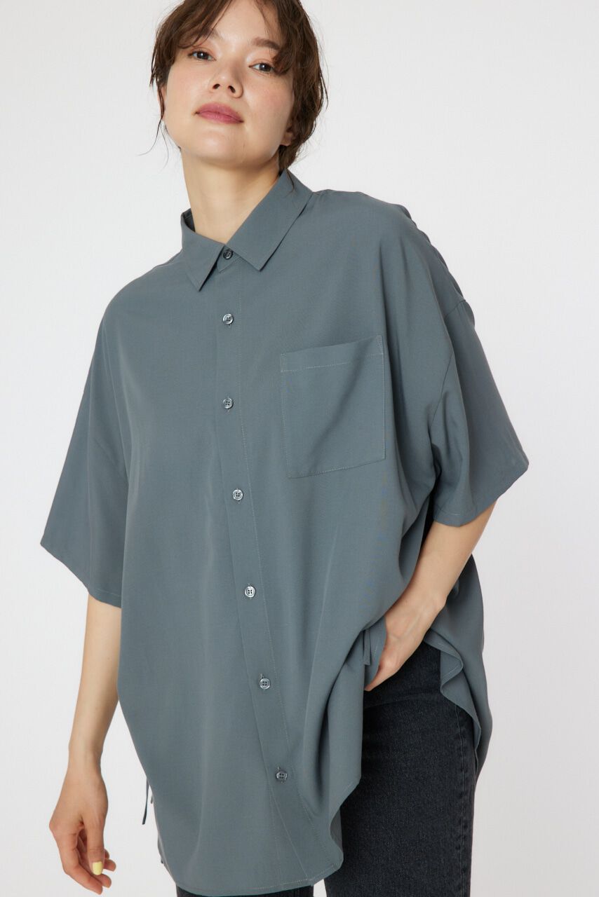 RODEO CROWNS「ハーフスリーブビッグシャツ」|シャツ・ブラウス|