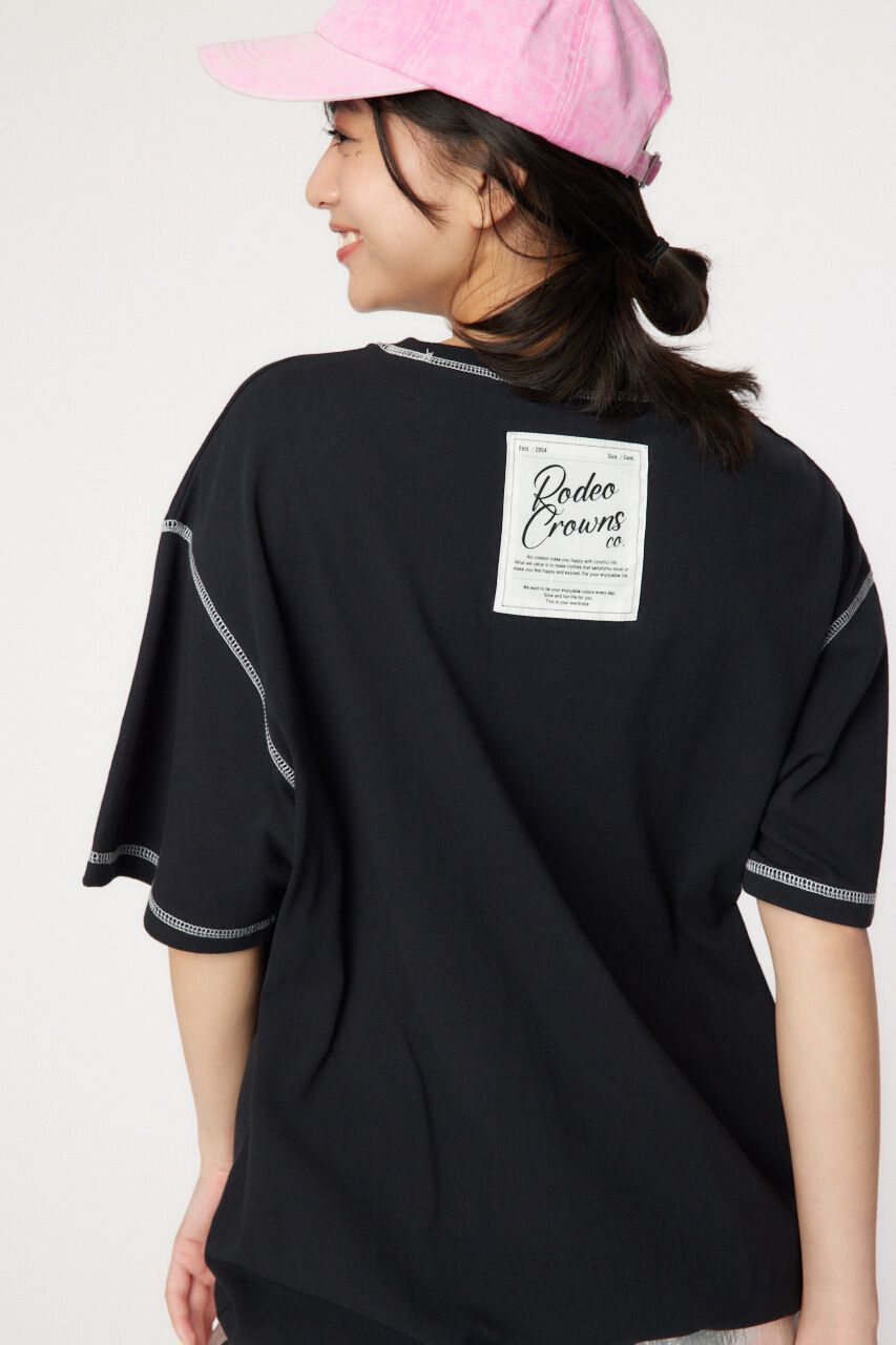 RODEO CROWNS「ドロストビッグTシャツ」|Tシャツ・カットソー|