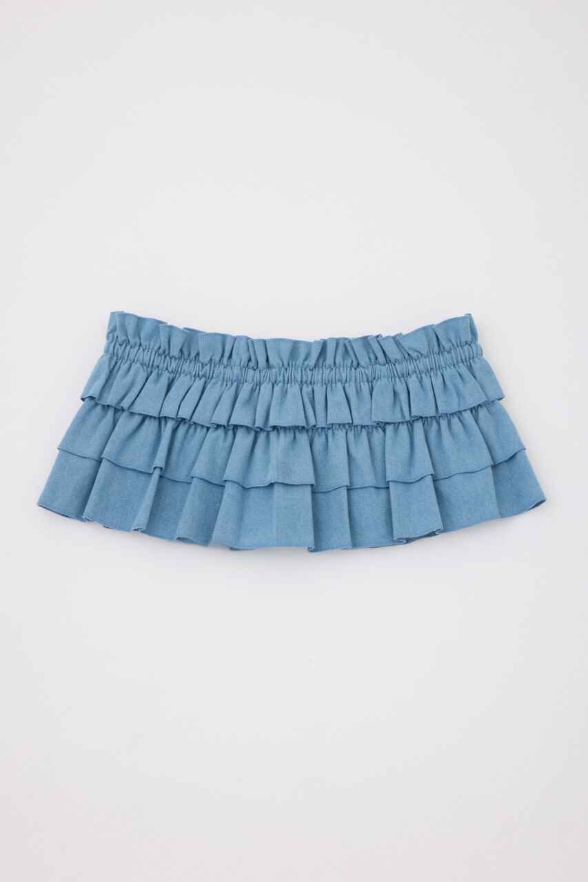 RODEO CROWNS「DENIM MULTI WAY FRILL ACCE」|その他|L/BLU1