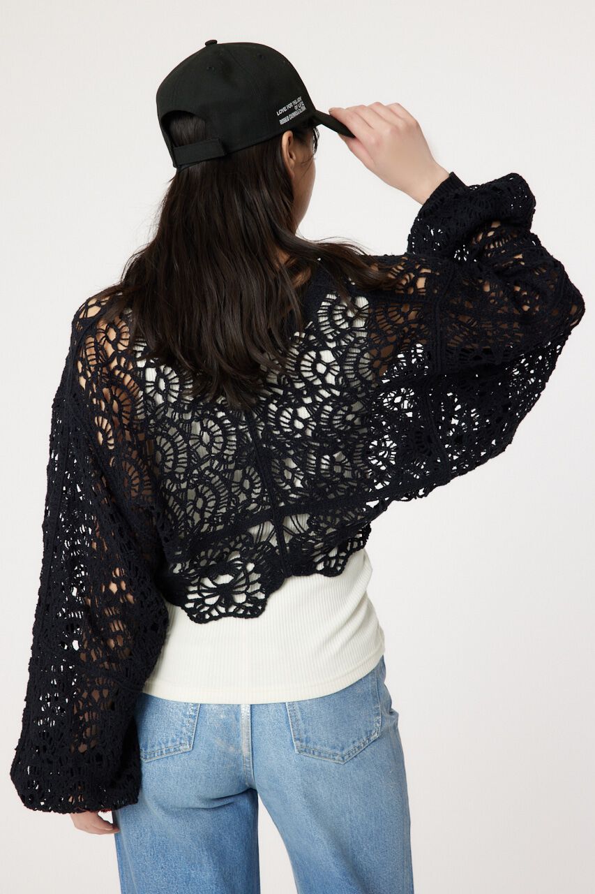 RODEO CROWNS「クロシェニットボレロ」|カーディガン|