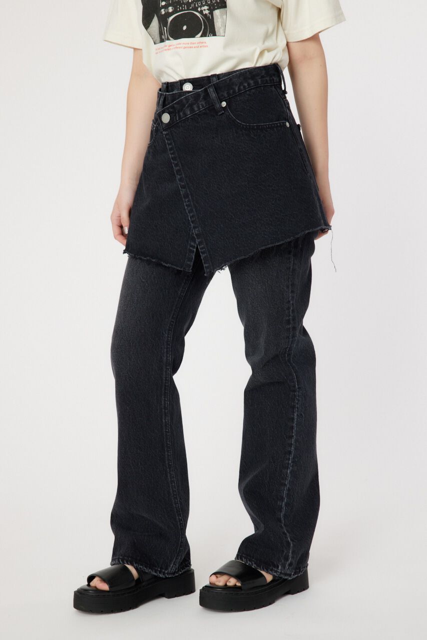 RODEO CROWNS「レイヤードラップデニム」|デニム|