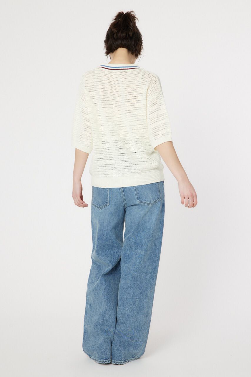 RODEO CROWNS「メッシュニットポロシャツ」|ニット・セーター|