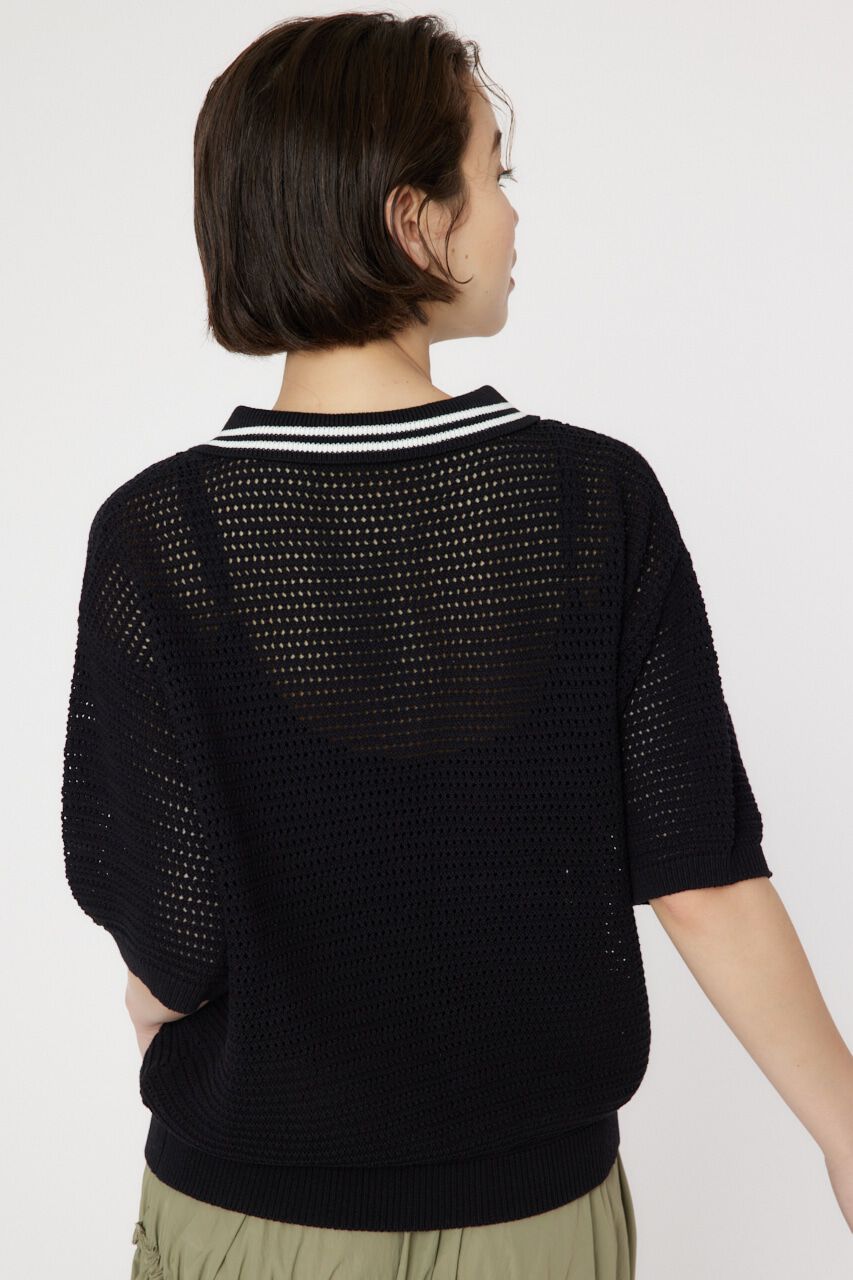 RODEO CROWNS「メッシュニットポロシャツ」|ニット・セーター|