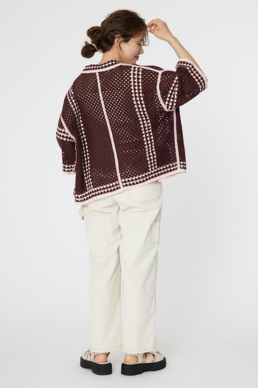 RODEO CROWNS「クロシェニットシャツ」|シャツ・ブラウス|