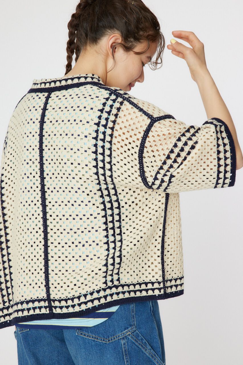 RODEO CROWNS「クロシェニットシャツ」|シャツ・ブラウス|