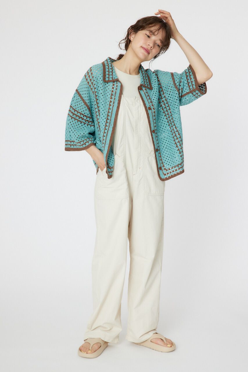 RODEO CROWNS「クロシェニットシャツ」|シャツ・ブラウス|