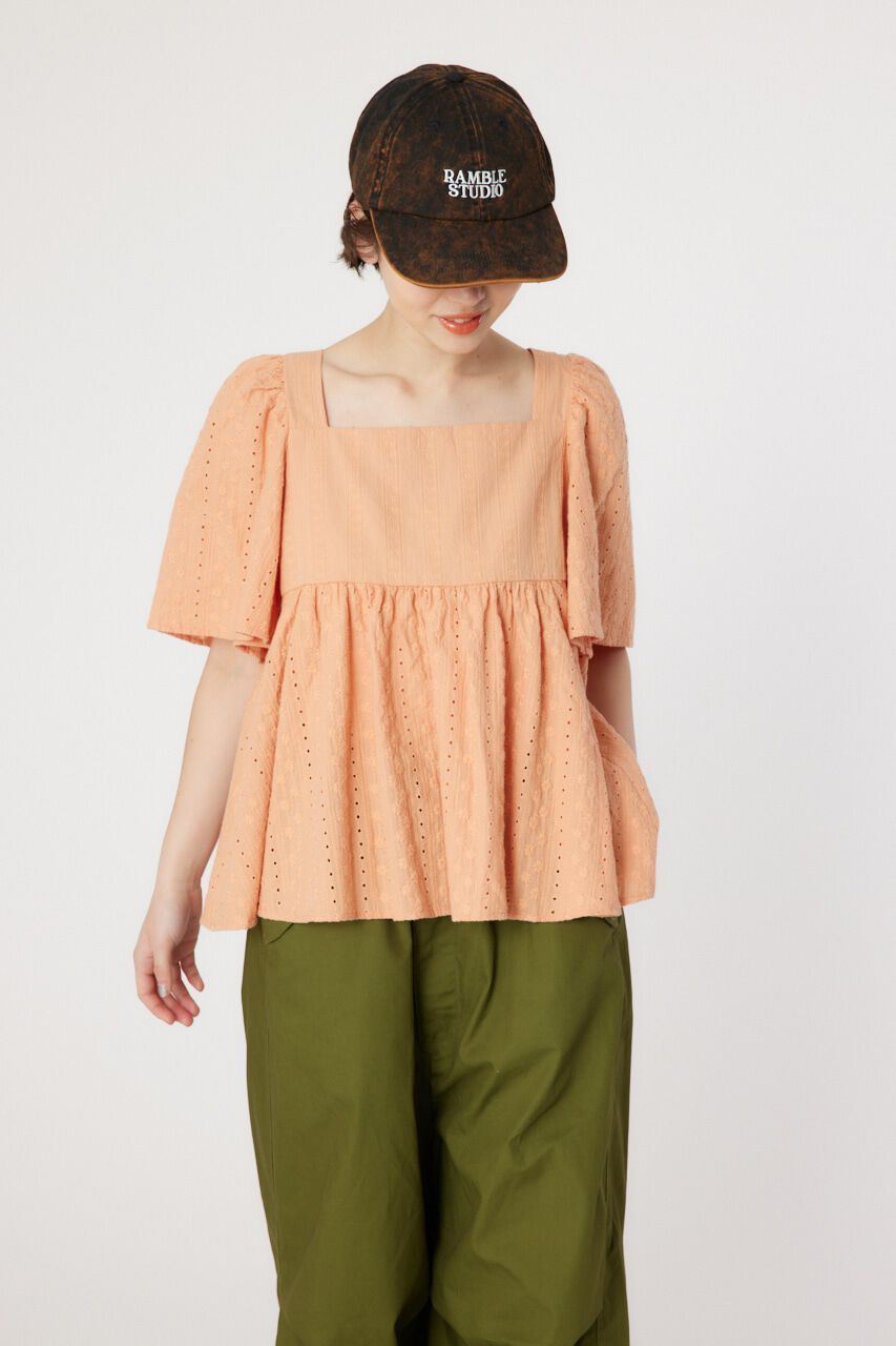 RODEO CROWNS「バックリボンフレアトップス」|シャツ・ブラウス|