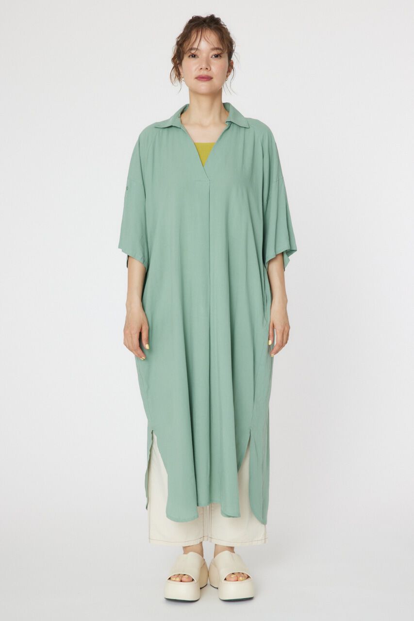 RODEO CROWNS「スキッパーシャツワンピース」|ワンピース|