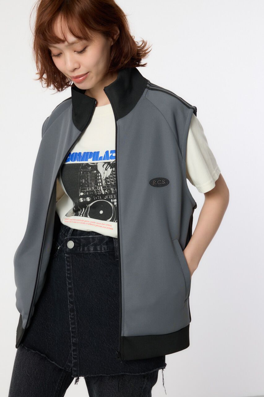 RODEO CROWNS「ジャージトラックベスト」|ダウンベスト・ベスト|