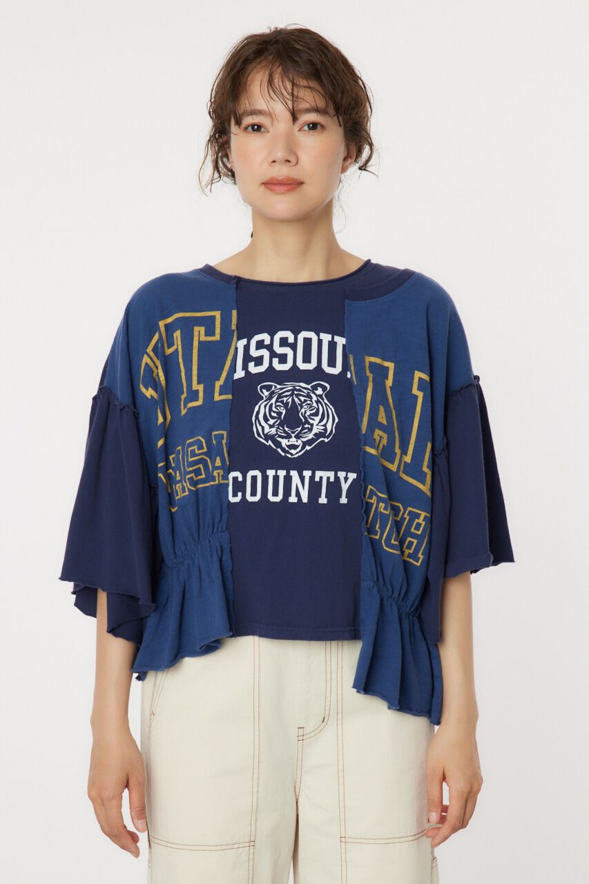 RODEO CROWNS「ドッキングカレッジトップス」|Tシャツ・カットソー|