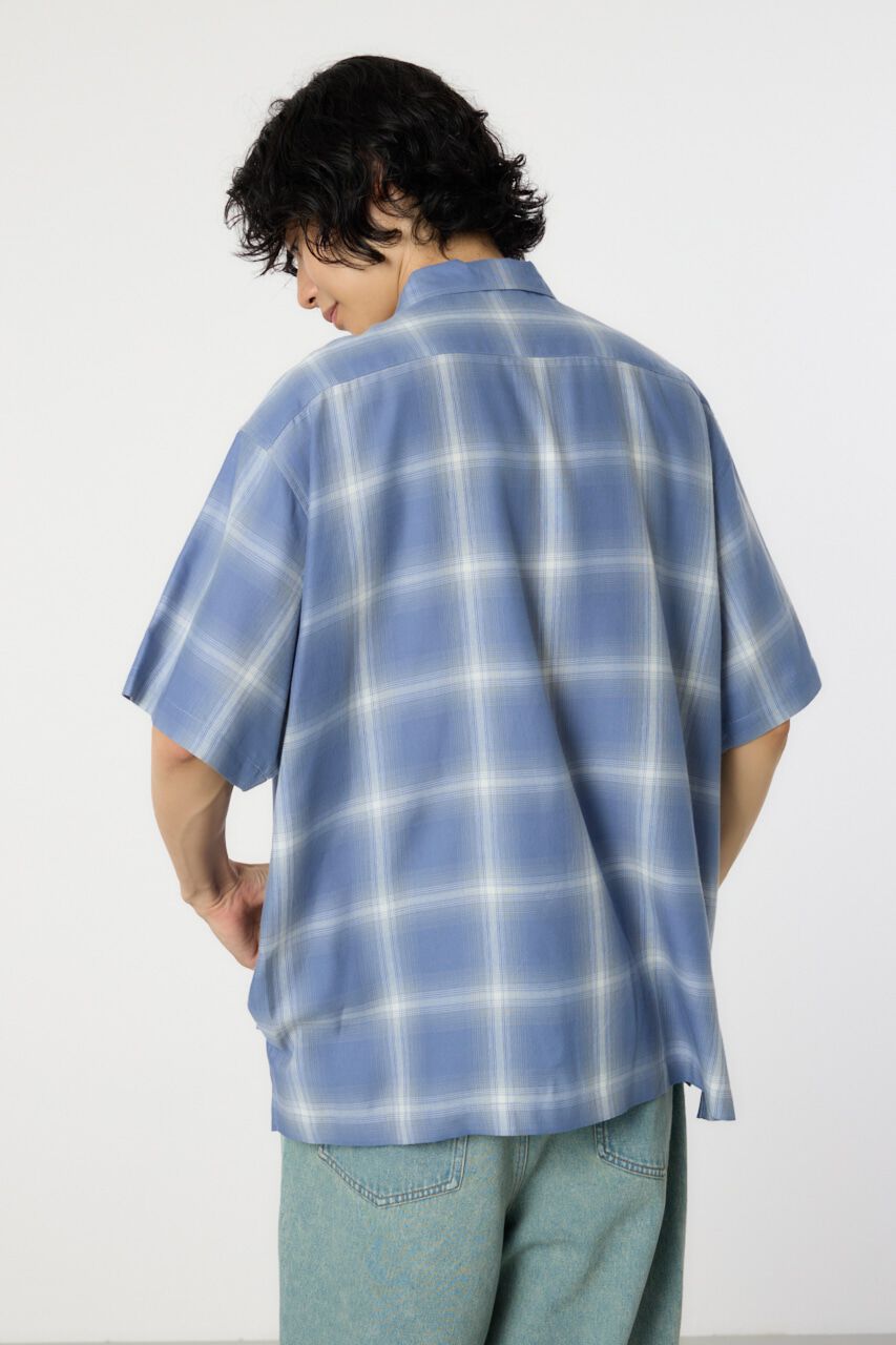 RODEO CROWNS「オンブレーチェックワークシャツ」|シャツ・ブラウス|