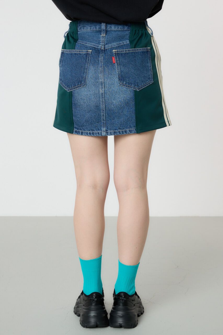RODEO CROWNS「カスタムトラック DENIM MINI SK」|スカート|