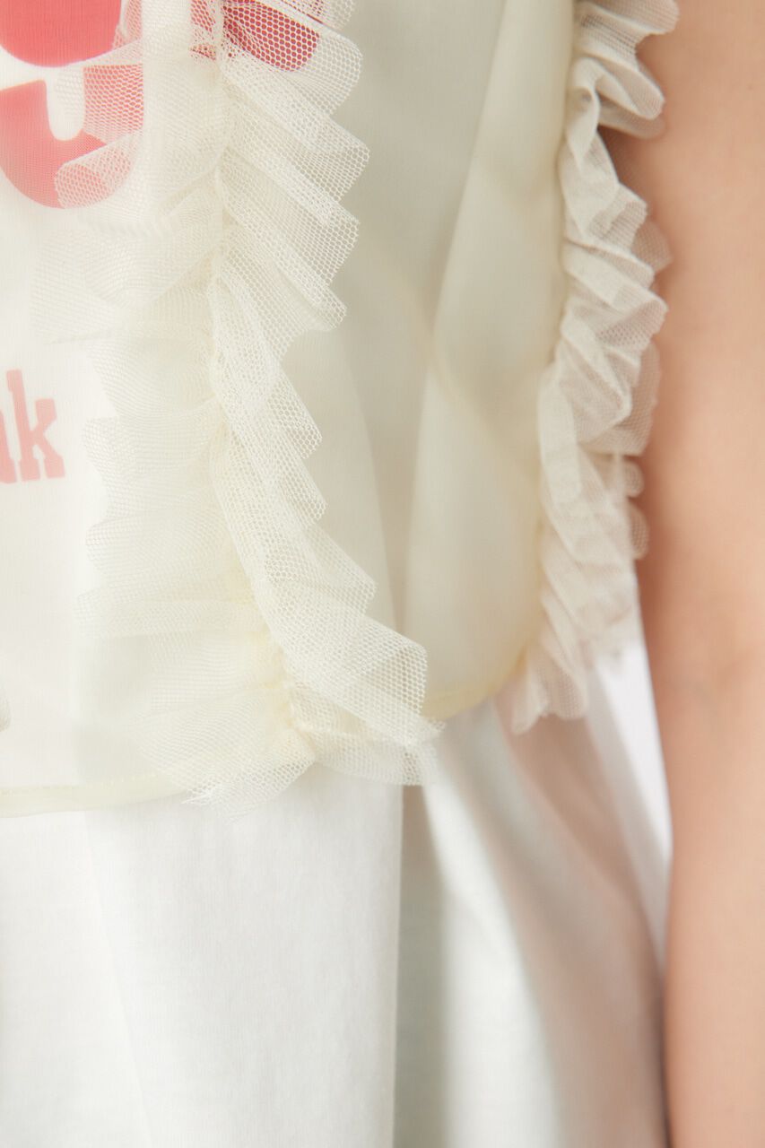 RODEO CROWNS「frill チュールビスチェ」|タンクトップ|