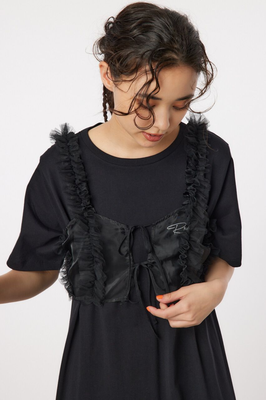 RODEO CROWNS「frill チュールビスチェ」|タンクトップ|