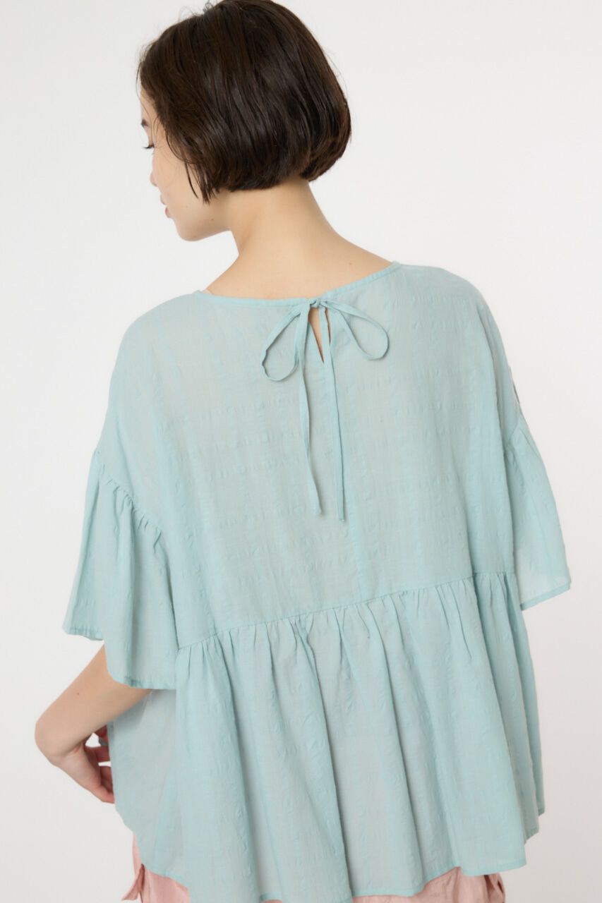 RODEO CROWNS「リネンライクフリルブラウス」|シャツ・ブラウス|