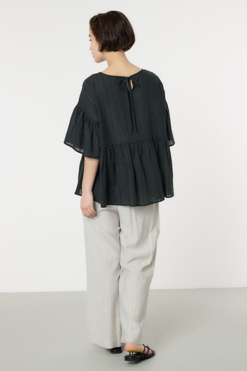 RODEO CROWNS「リネンライクフリルブラウス」|シャツ・ブラウス|