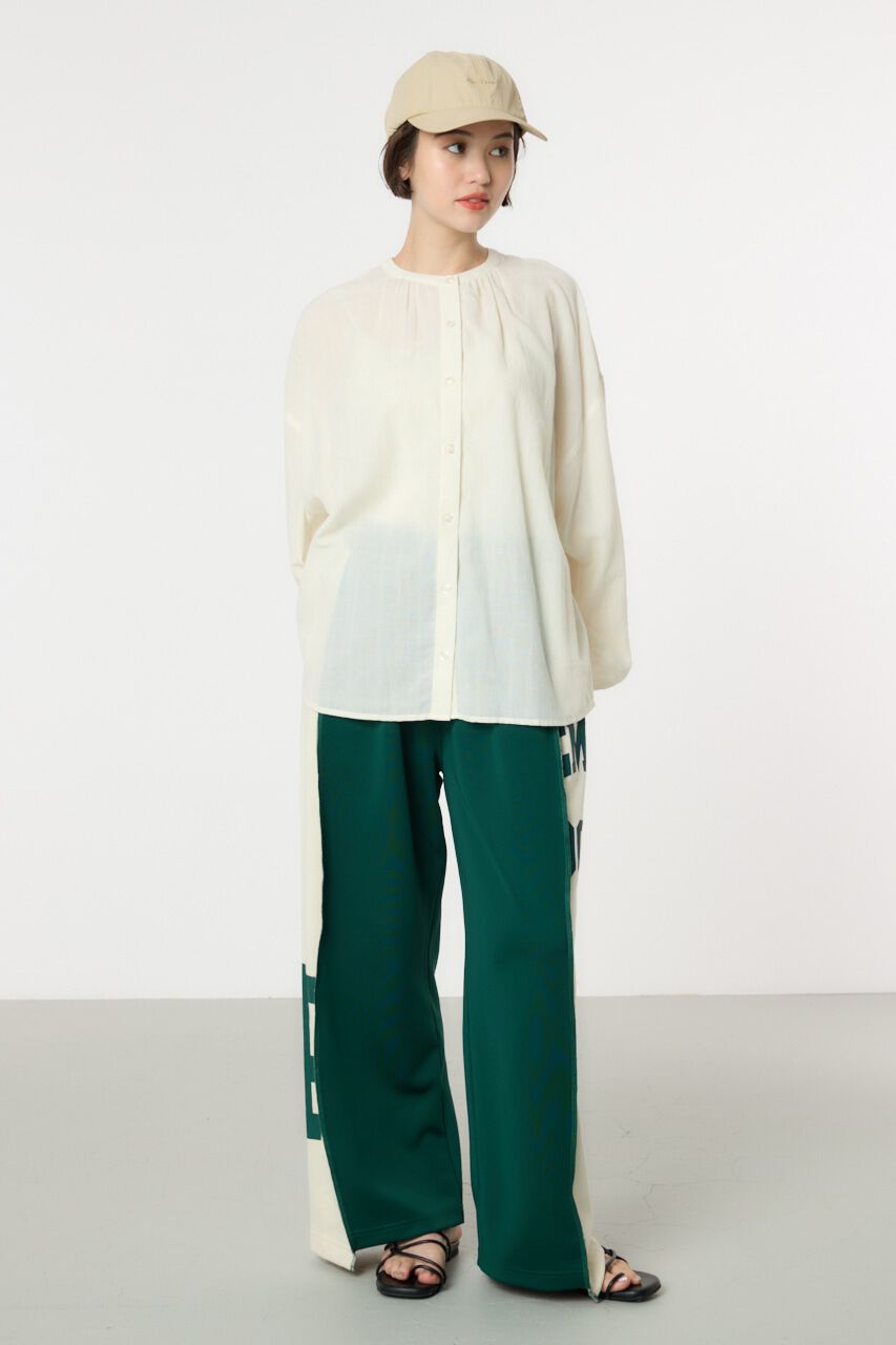 RODEO CROWNS「リネンライクロールアップシャツ」|シャツ・ブラウス|