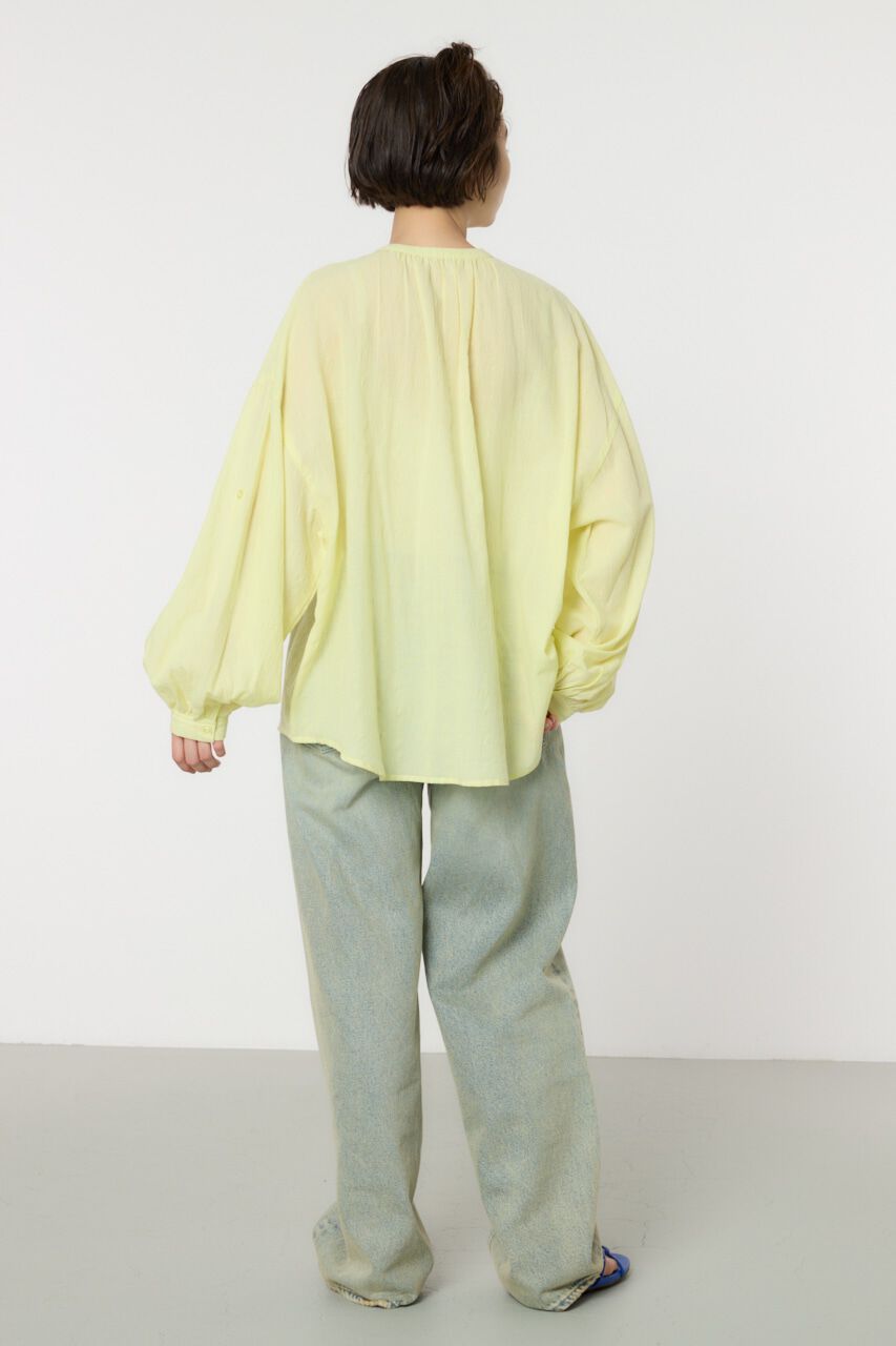 RODEO CROWNS「リネンライクロールアップシャツ」|シャツ・ブラウス|