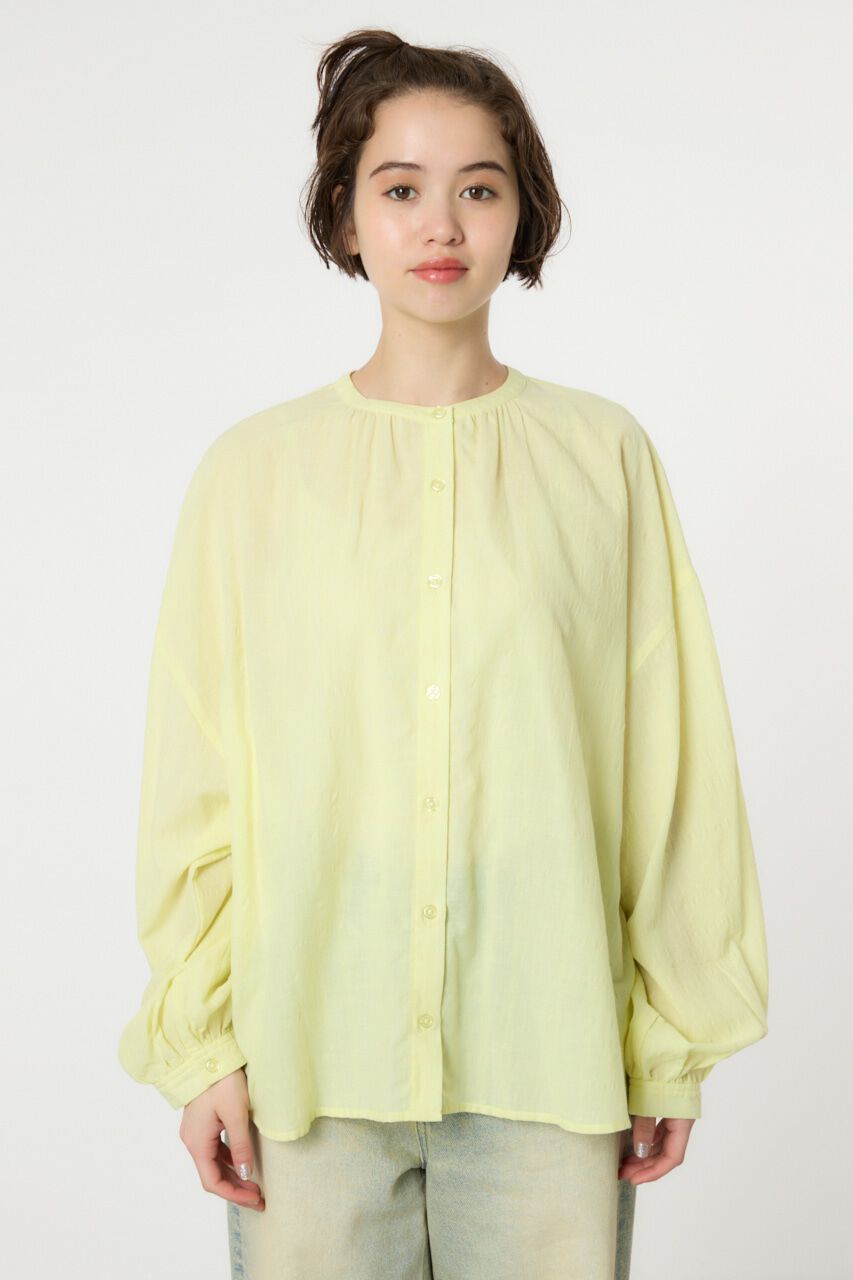 RODEO CROWNS「リネンライクロールアップシャツ」|シャツ・ブラウス|