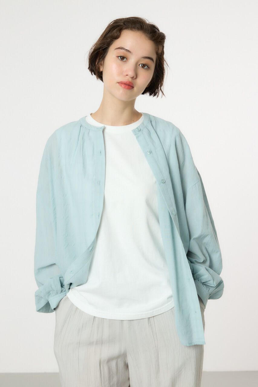 RODEO CROWNS「リネンライクロールアップシャツ」|シャツ・ブラウス|MINT