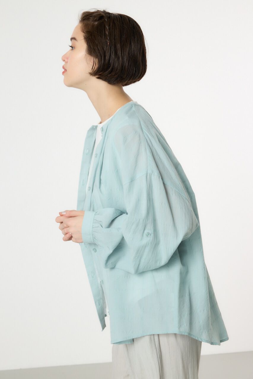 RODEO CROWNS「リネンライクロールアップシャツ」|シャツ・ブラウス|