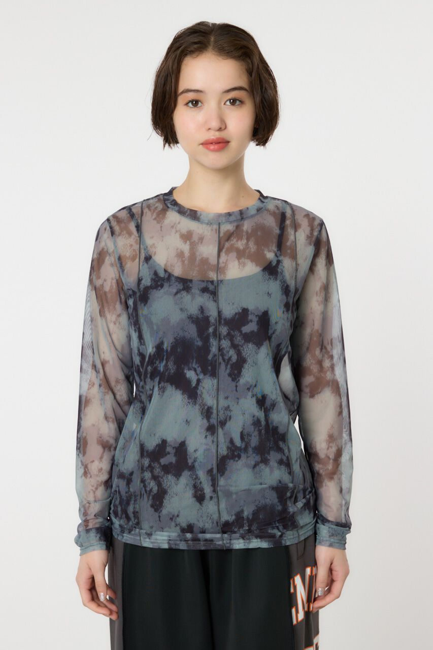 RODEO CROWNS「ニュアンスパターンシアートップス」|シャツ・ブラウス|