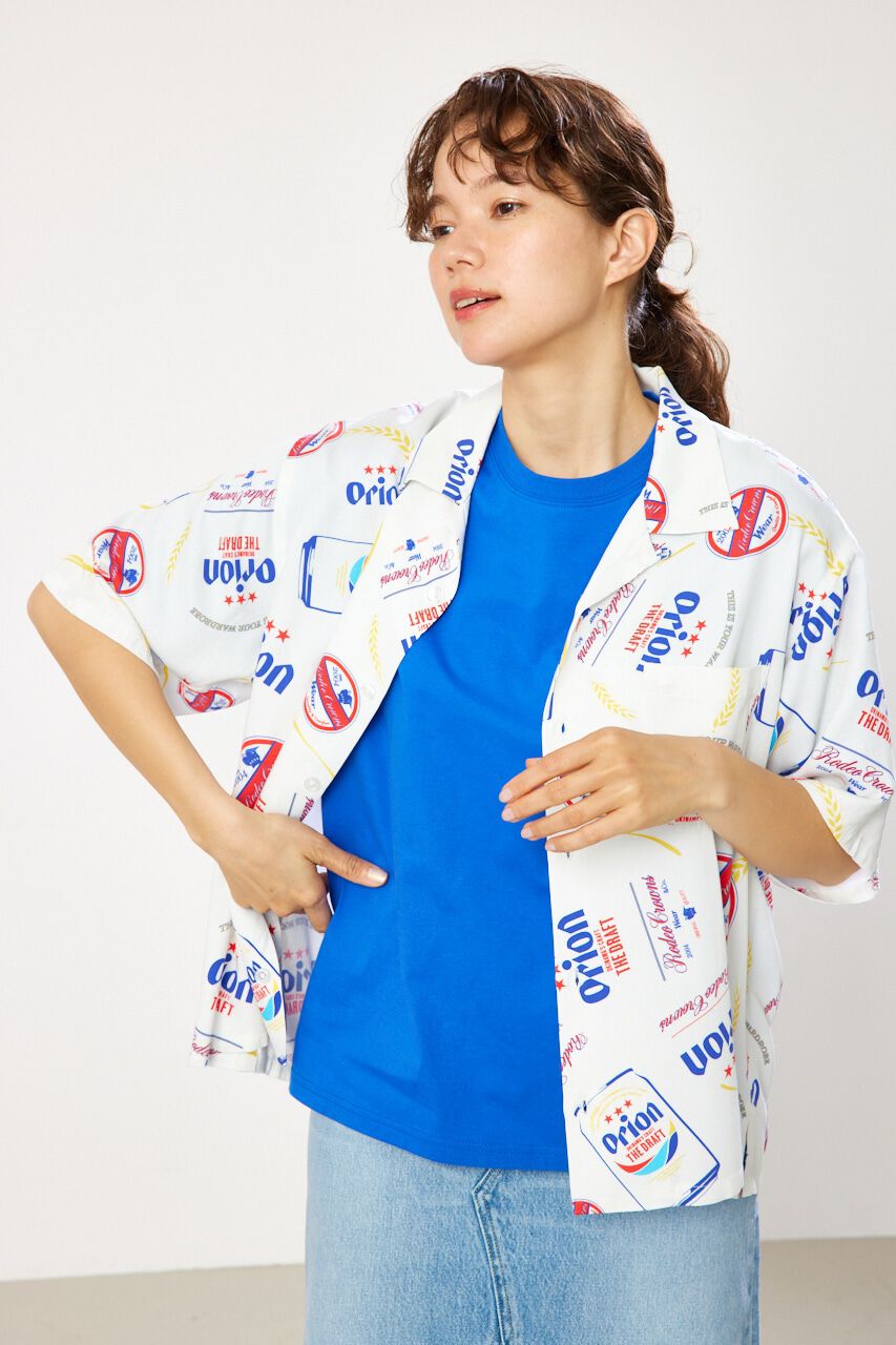 RODEO CROWNS「Orion Beer ｘRCSオープンカラーシャツ」|シャツ・ブラウス|